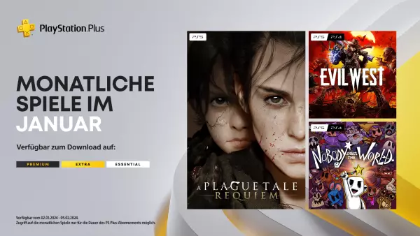 Monatliche PlayStation Plus-Spiele Für Januar 2024: A Plague Tale.