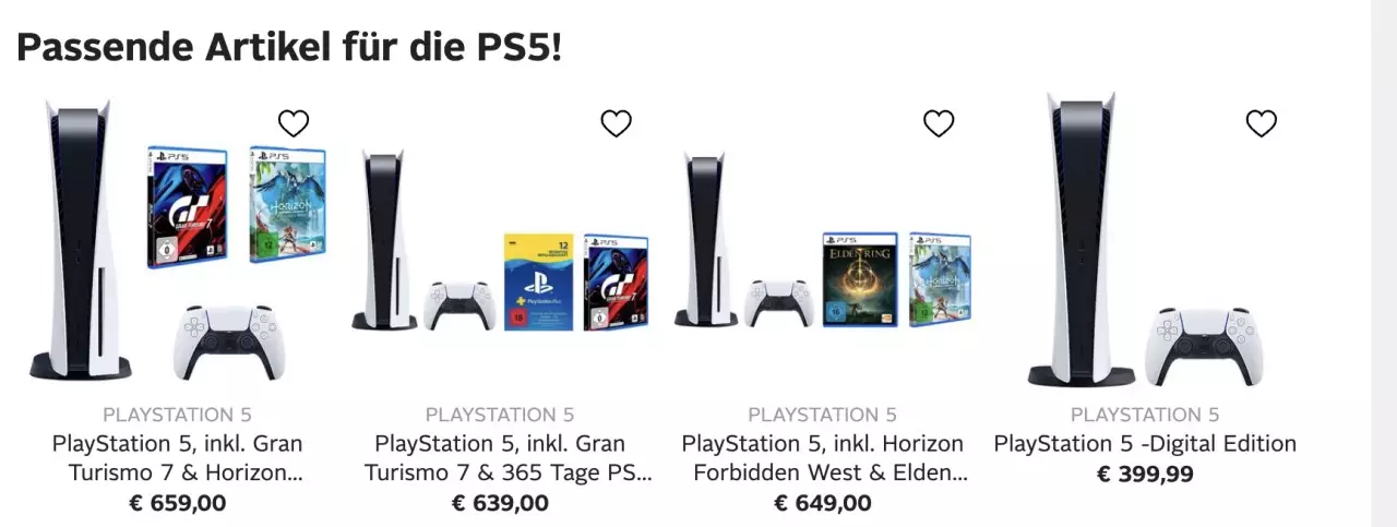 PS5 Bundles jetzt bestellbar bei Otto