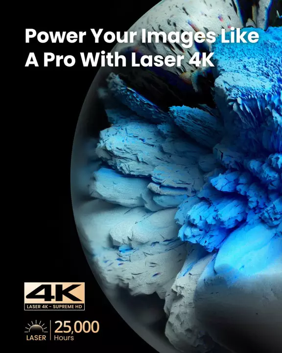 Anker NEBULA Cosmos Laser 4K Projektor, Android TV 10.0 Laser Beamer, 30W  Lautsprecher, Automatische Trapezkorrektur, Heimkino mit Portable